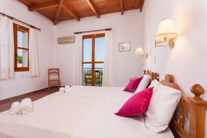 Deluxe Διαμέρισμα | 1 υπνοδωμάτιο, χρηματοκιβώτιο στο δωμάτιο, κούνιες/κρεβατάκια μωρού 