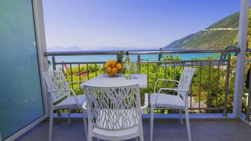 Studio, Sea View | 2 bedrooms, premium bedding, desk, blackout curtains