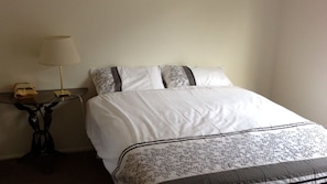 2 bedrooms, premium bedding, desk, iron/ironing board
