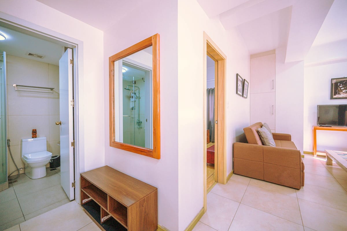 2 bedrooms, free WiFi, bed sheets, wheelchair access