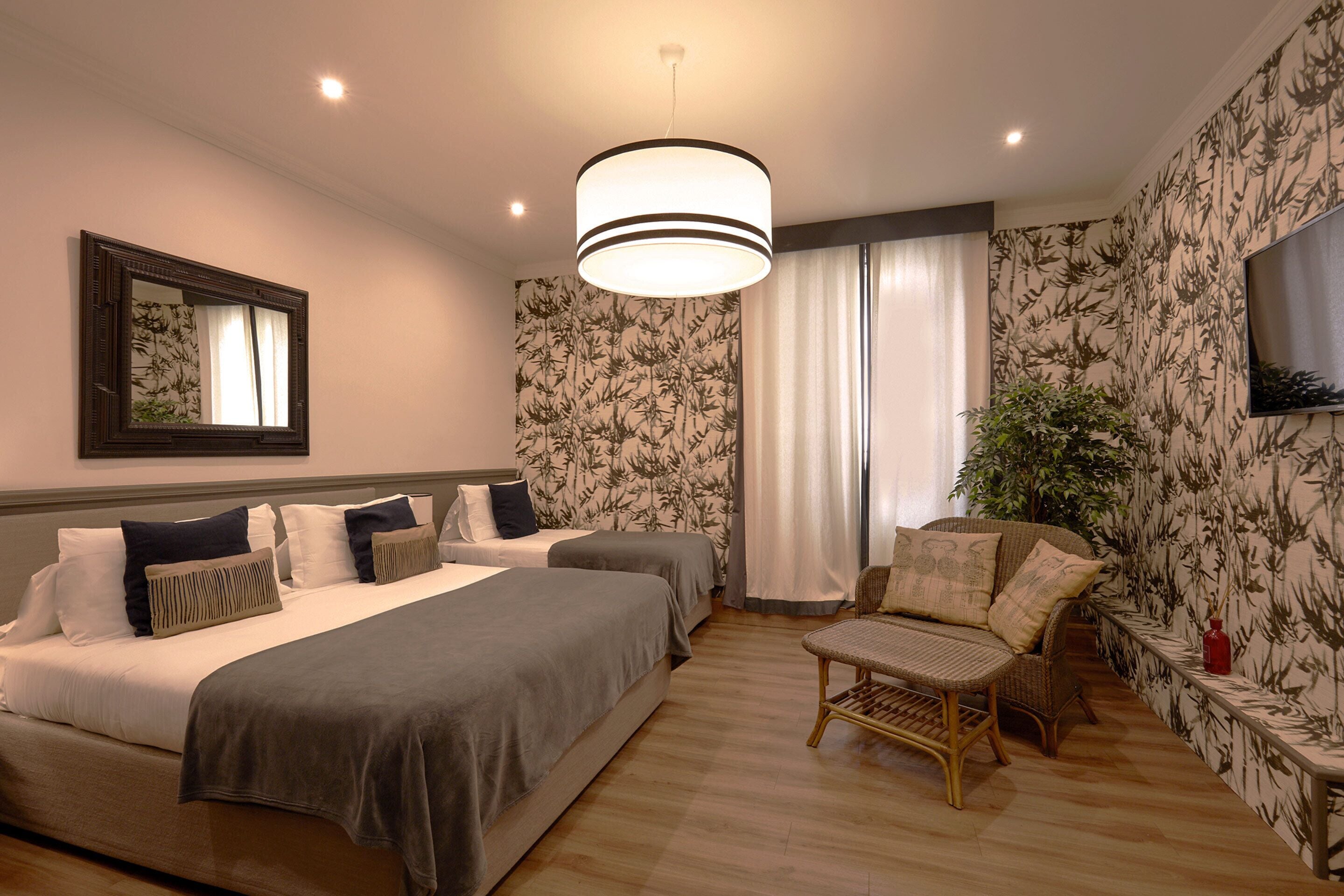 comfort triple room, allergy friendly (stair access only) | premium bedding, down duvets, memory-foam beds, minibar