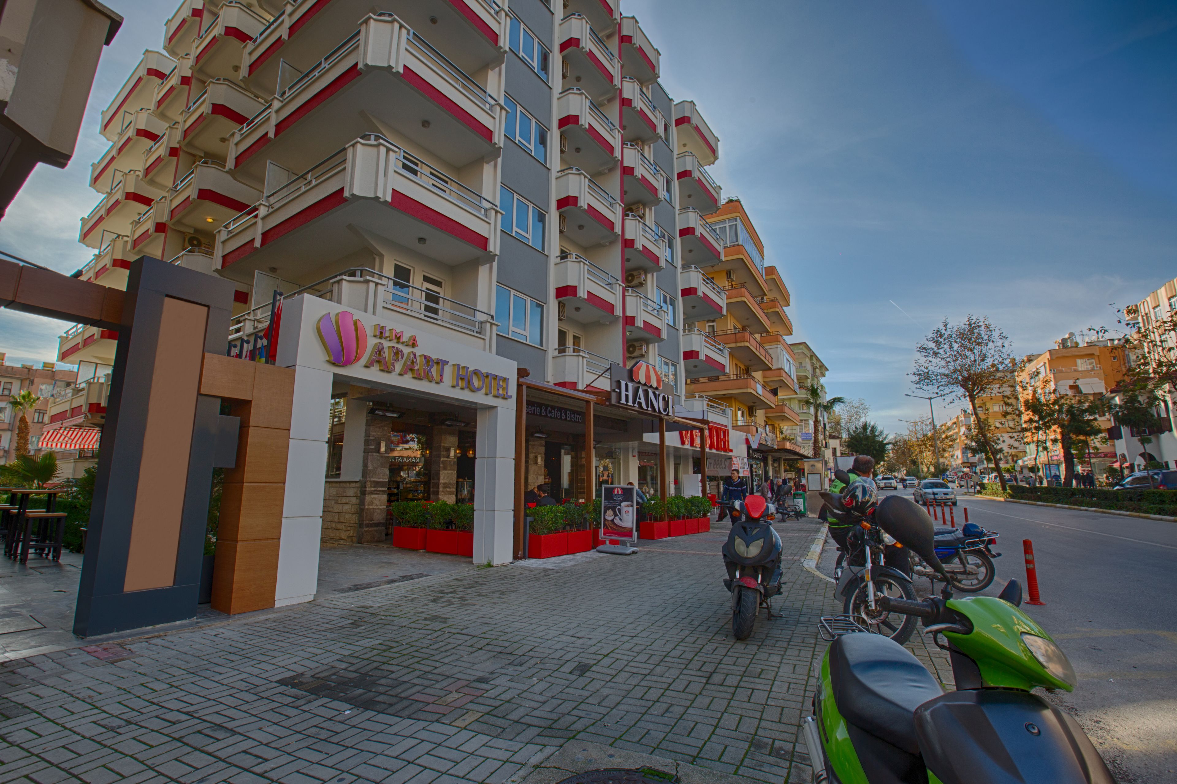 Façade de l’hébergement