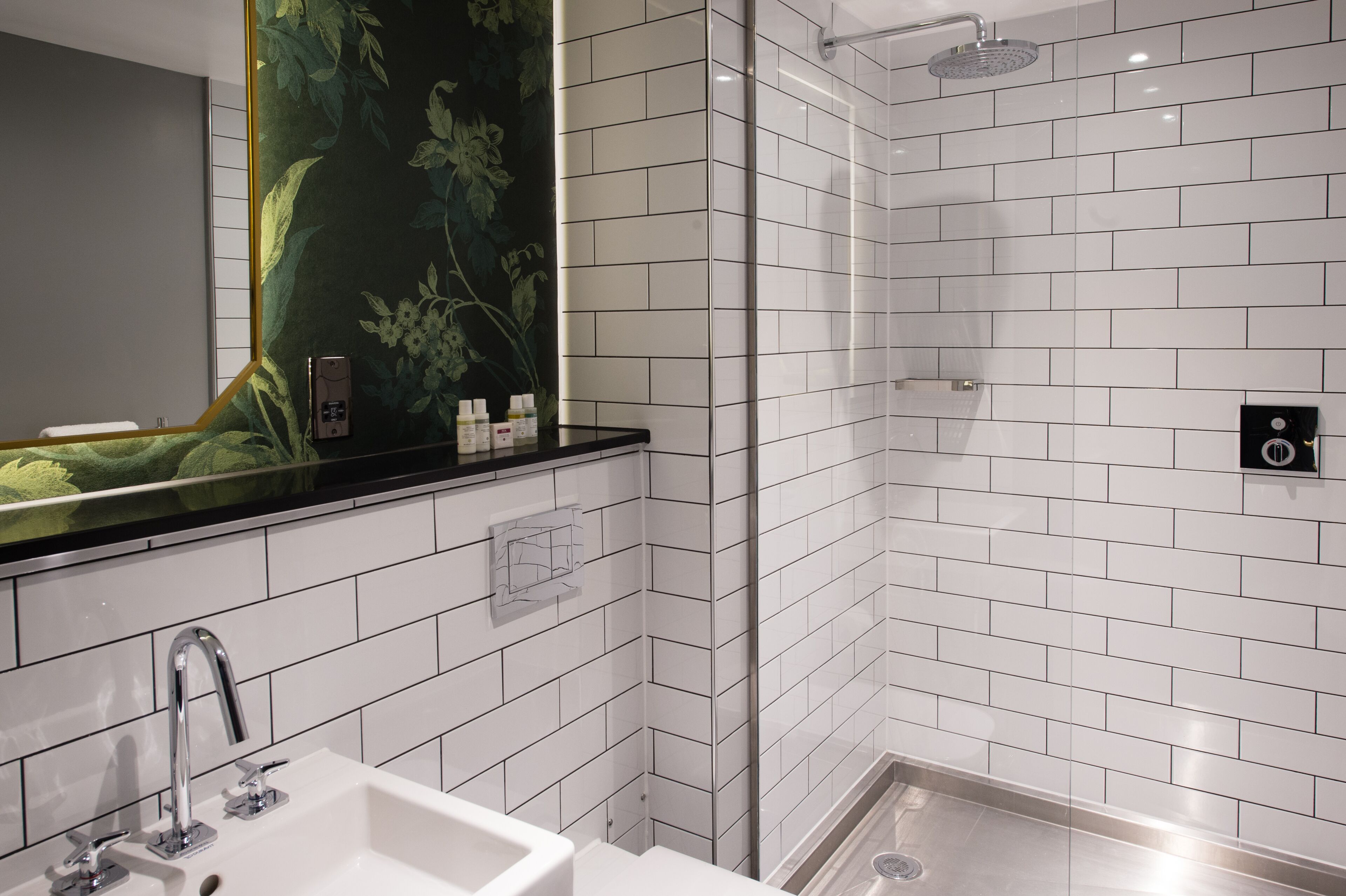 free toiletries, hair dryer, towels, soap