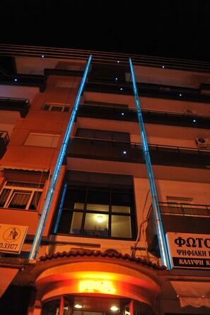 Front of property – evening/night