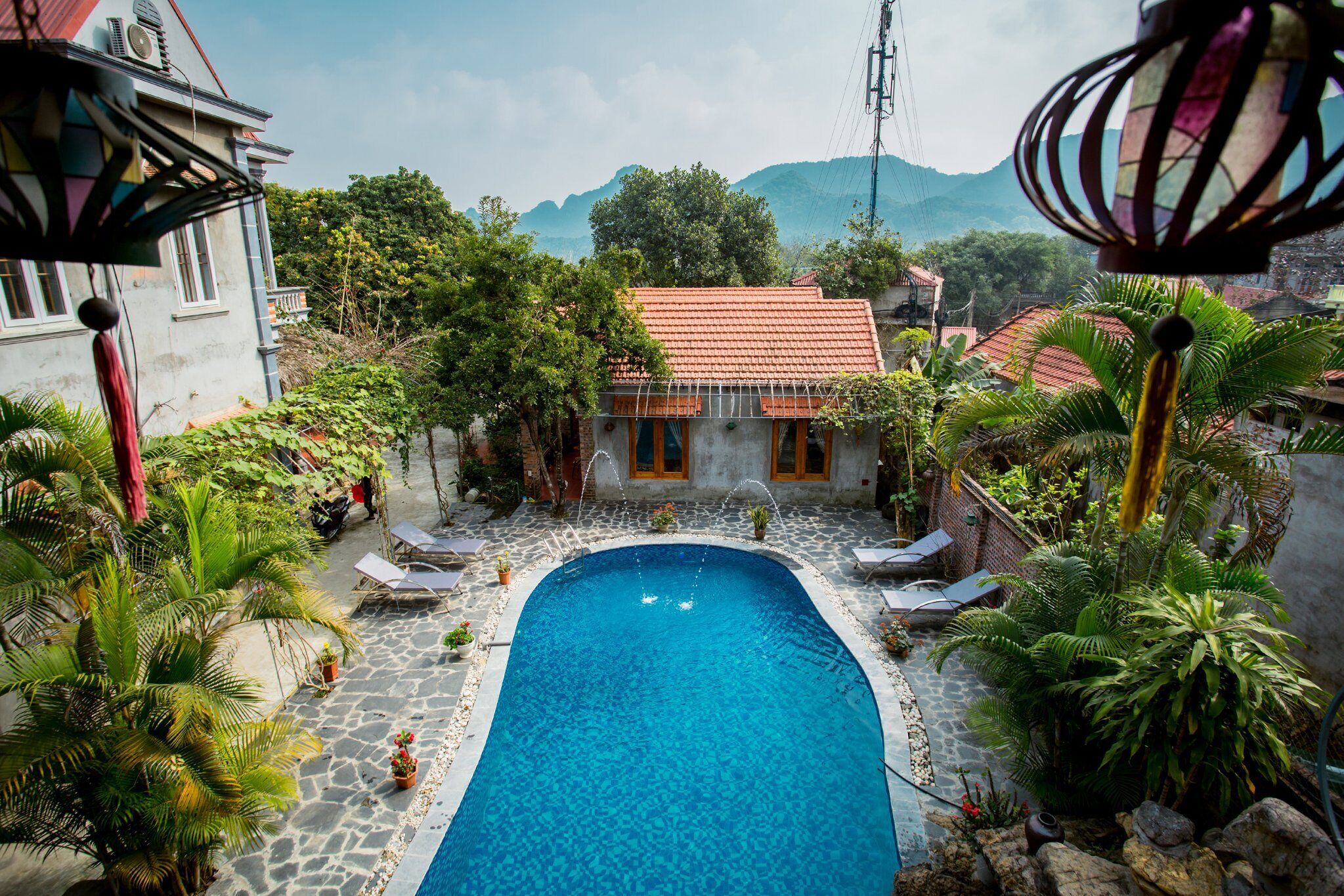 Vue sur les montagnes