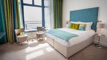 Habitación doble Deluxe, vista al mar | Ropa de cama
