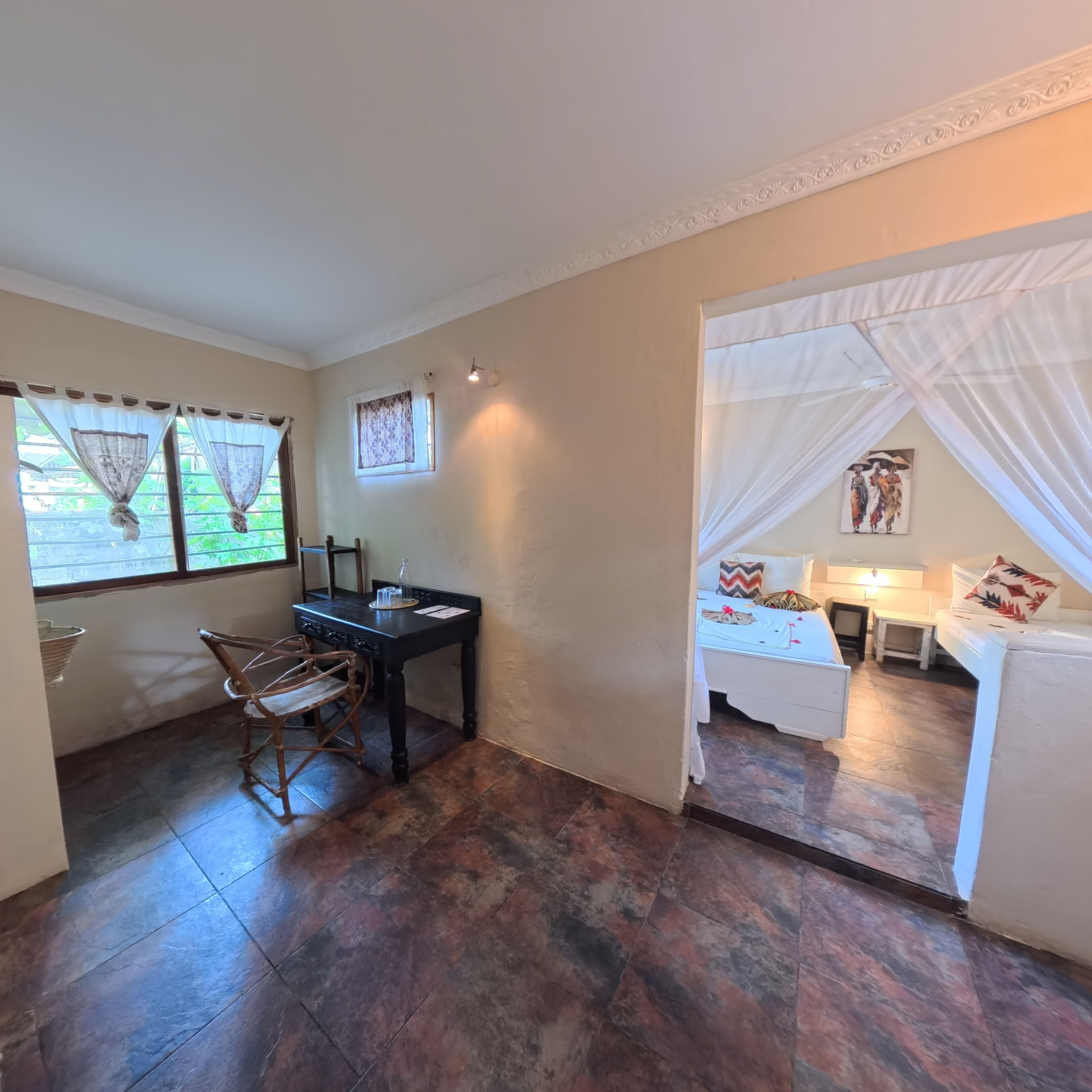 Budget Triple Bungalow | In-room safe, individually decorated, individually furnished, desk