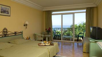 Minibar, in-room safe, blackout curtains, bed sheets