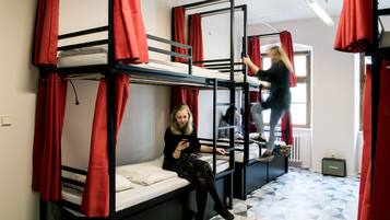 Single Bed in 8-Bed Shared Dormitory, Mixed Dorm | In-room safe, rollaway beds, free WiFi, bed sheets