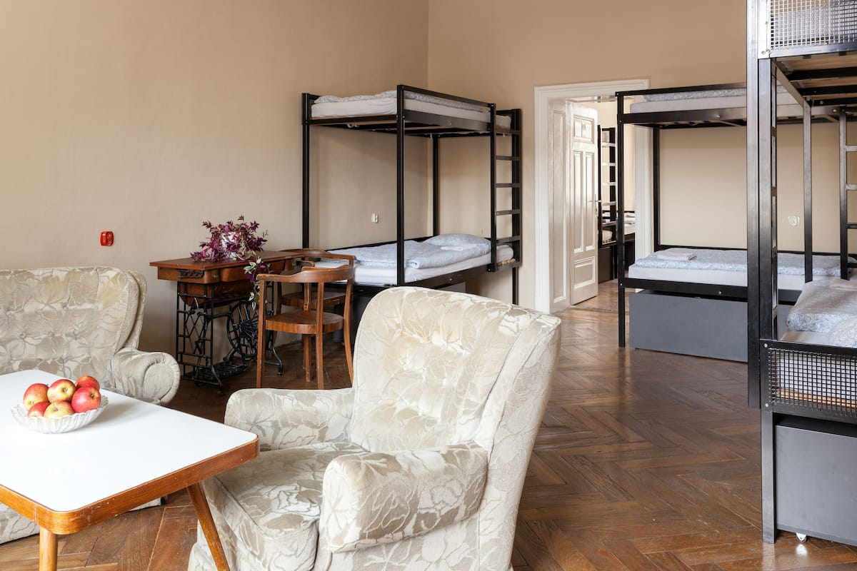 Single Bed in 6-Bed Walk Through Shared Dormitory, Mixed Dorm | Living area