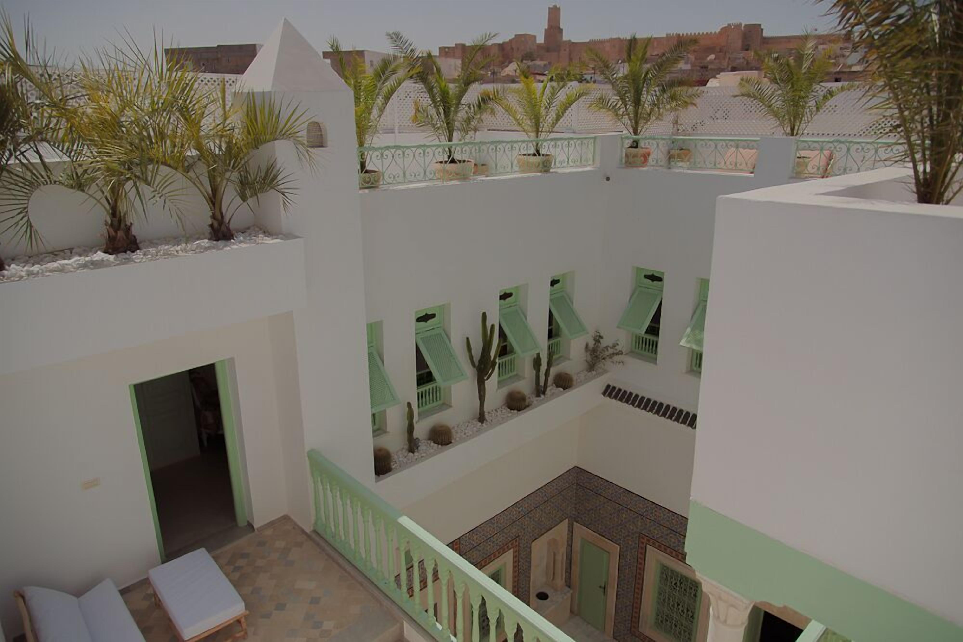 Blick von der Unterkunft