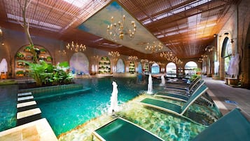 Behandlingsrom for par, kroppsbehandlinger og massasje med varme steiner