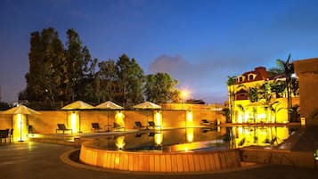 Front of property - evening/night