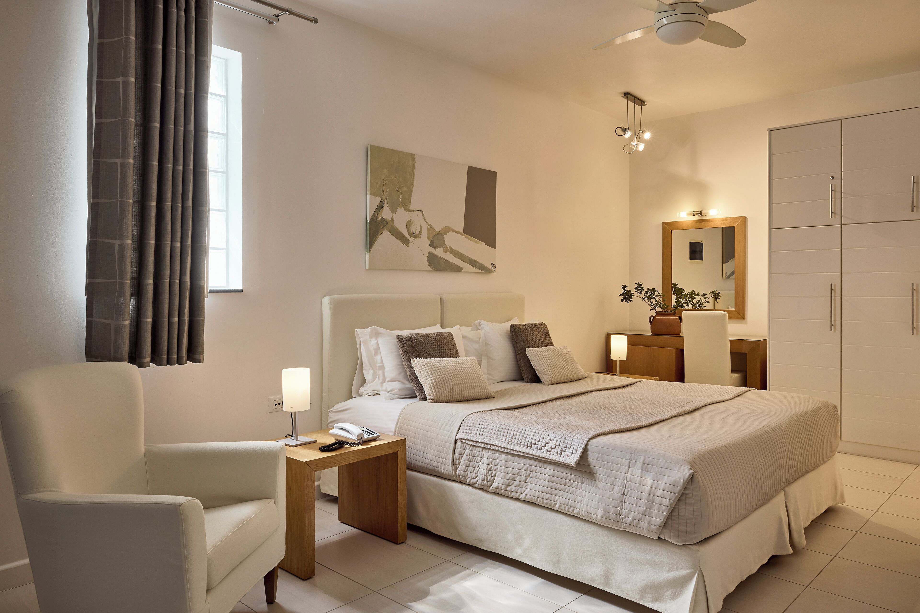 Double Room | Poolside with Sea view | Pillowtop beds, minibar, in-room safe, soundproofing