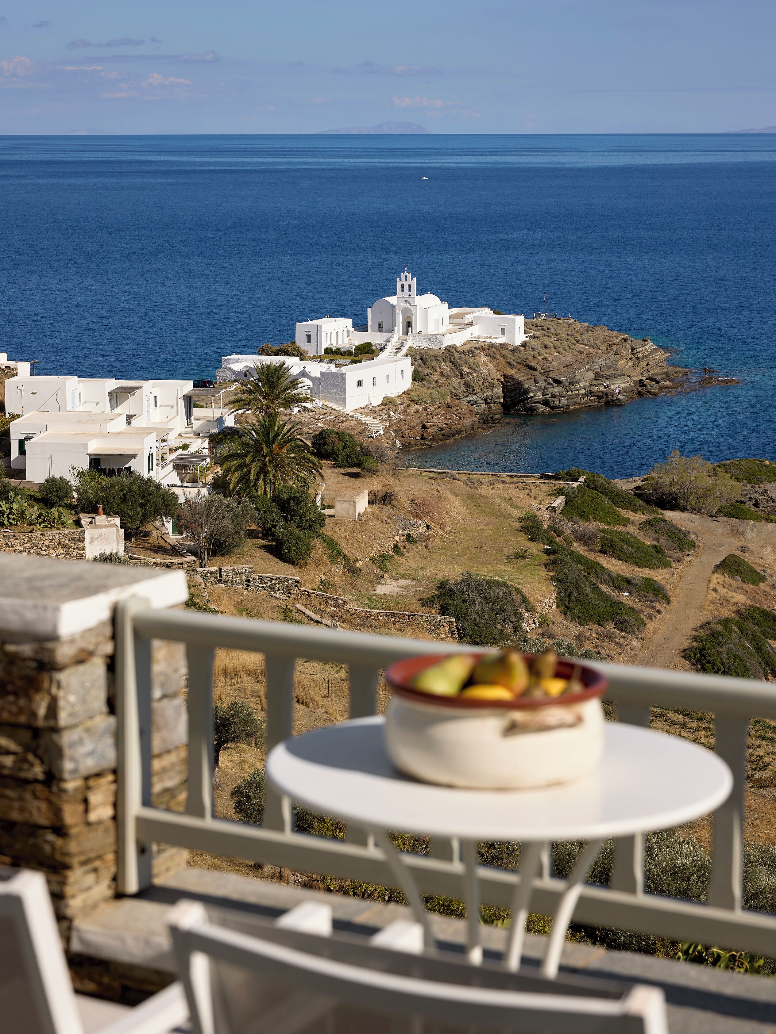 Petite Double Room | Upper floor with Sea view | Terrace/patio