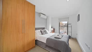 Standard Apartment, 2 Bedrooms | 1 bedroom, desk, soundproofing, iron/ironing board