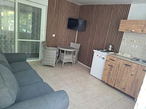 Family Room, 2 Bedrooms | Living area | LCD TV - Hotel Antonio (Cesme)