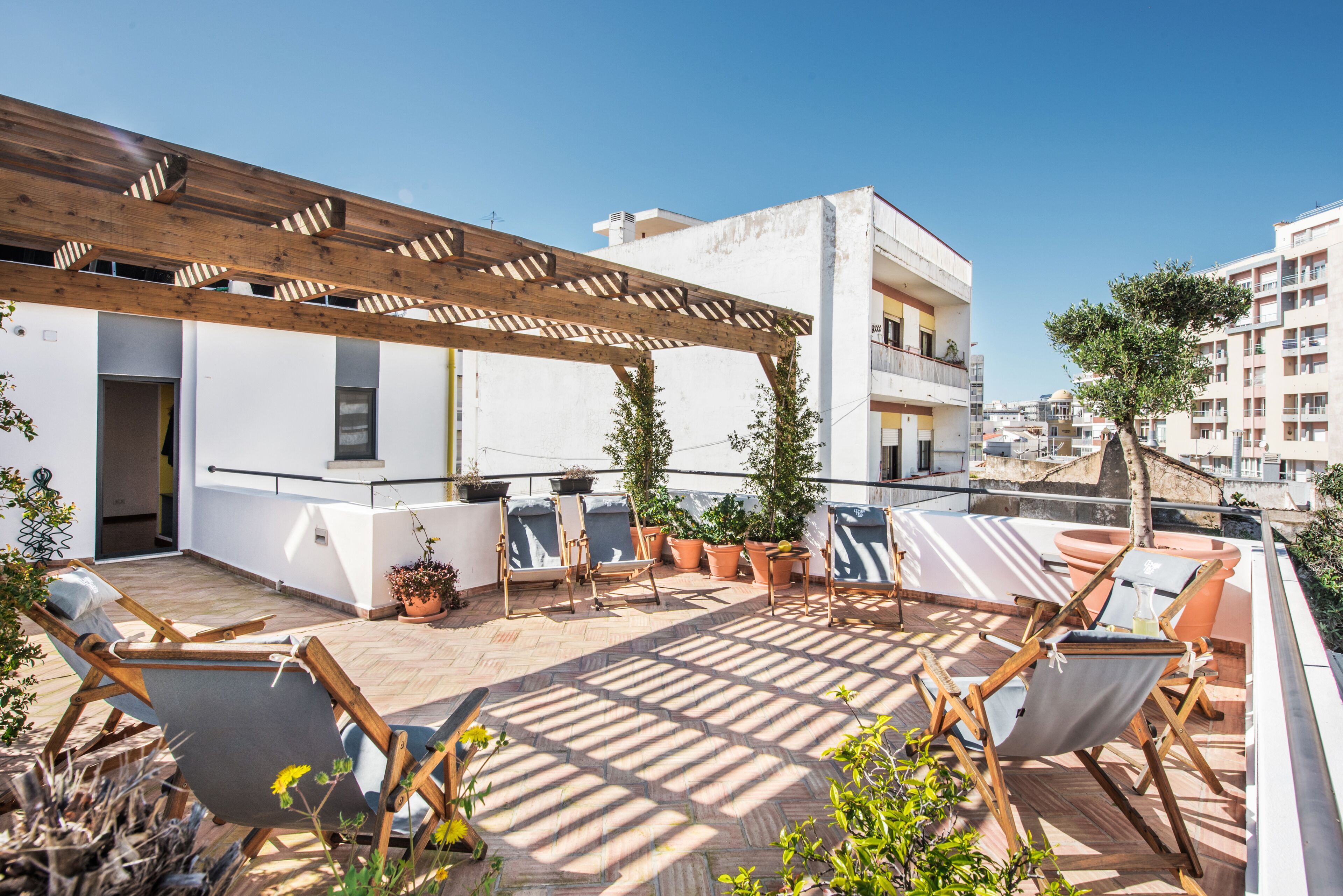 Terraza en la azotea