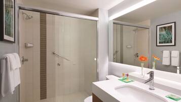 Designer toiletries, towels