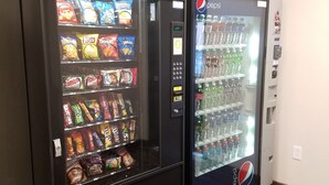 A vending machine with snacks and a Pepsi refrigerator. - Suburban Studios Monaca - Pittsburgh (Monaca)