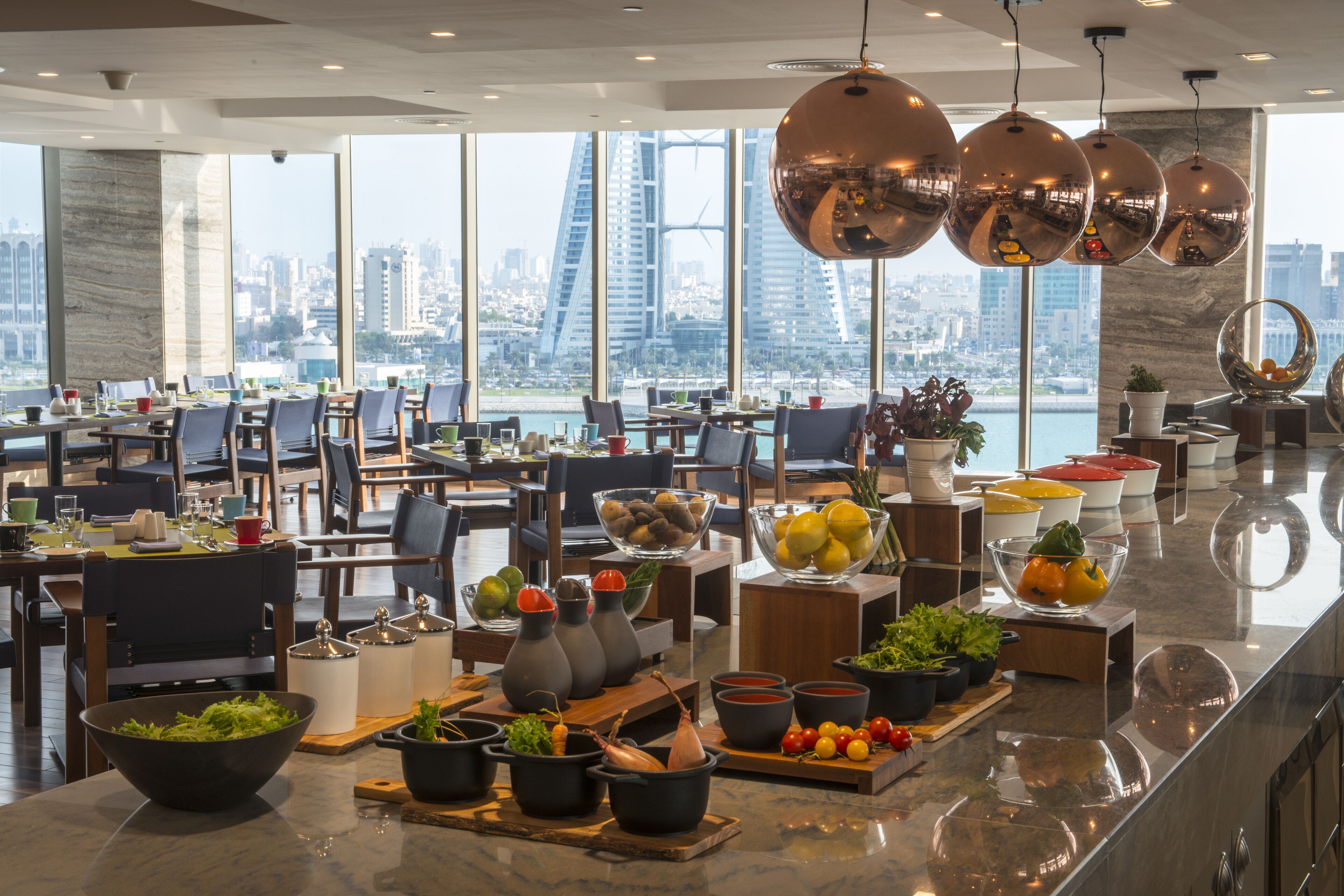 Daily buffet breakfast (BHD 13.98 per person)