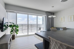 豪華公寓, 1 間臥室 | 起居區 | 平面電視