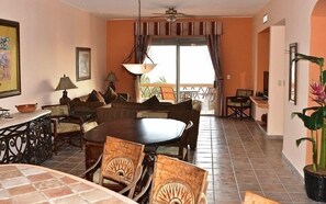 Family Condo, 2 Bedrooms | Living area | Flat-screen TV