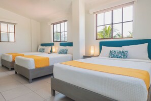Three-Bedroom Apartment | Balcony view - Hotel Roca Sunzal (Tamanique)