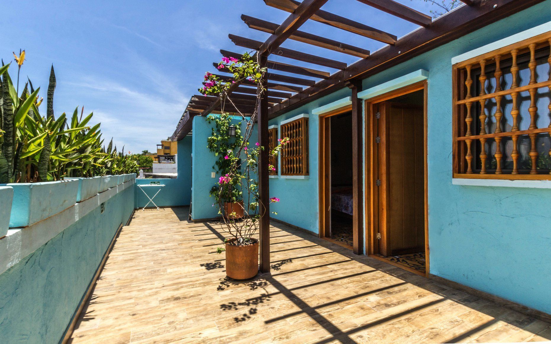 deluxe double room | terrace/patio