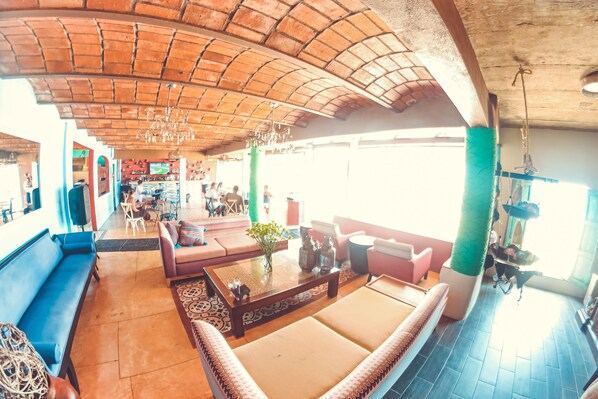 Sala de estar en el lobby
