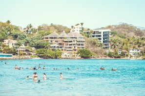 On the beach