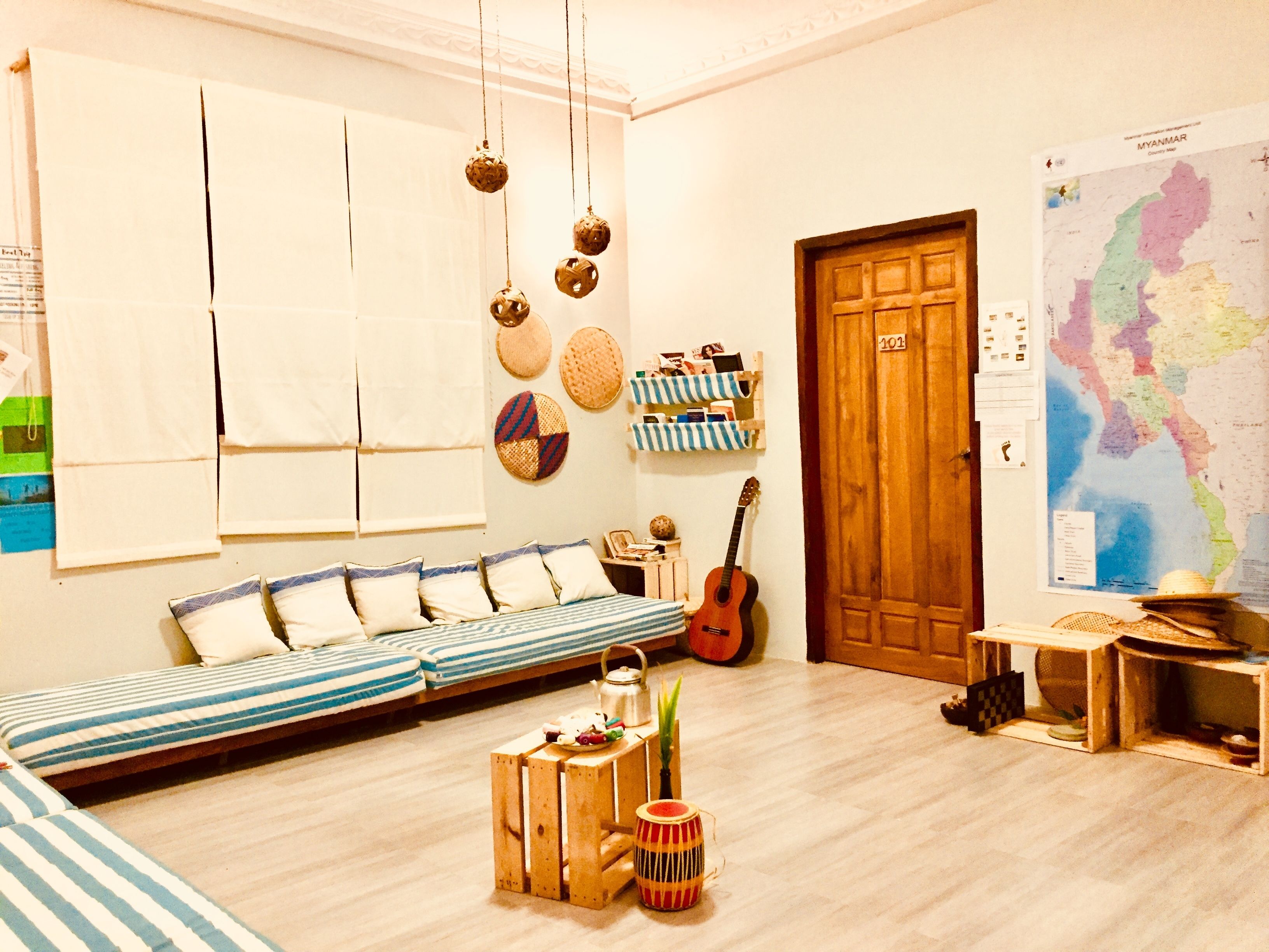 Sittområde i lobbyn