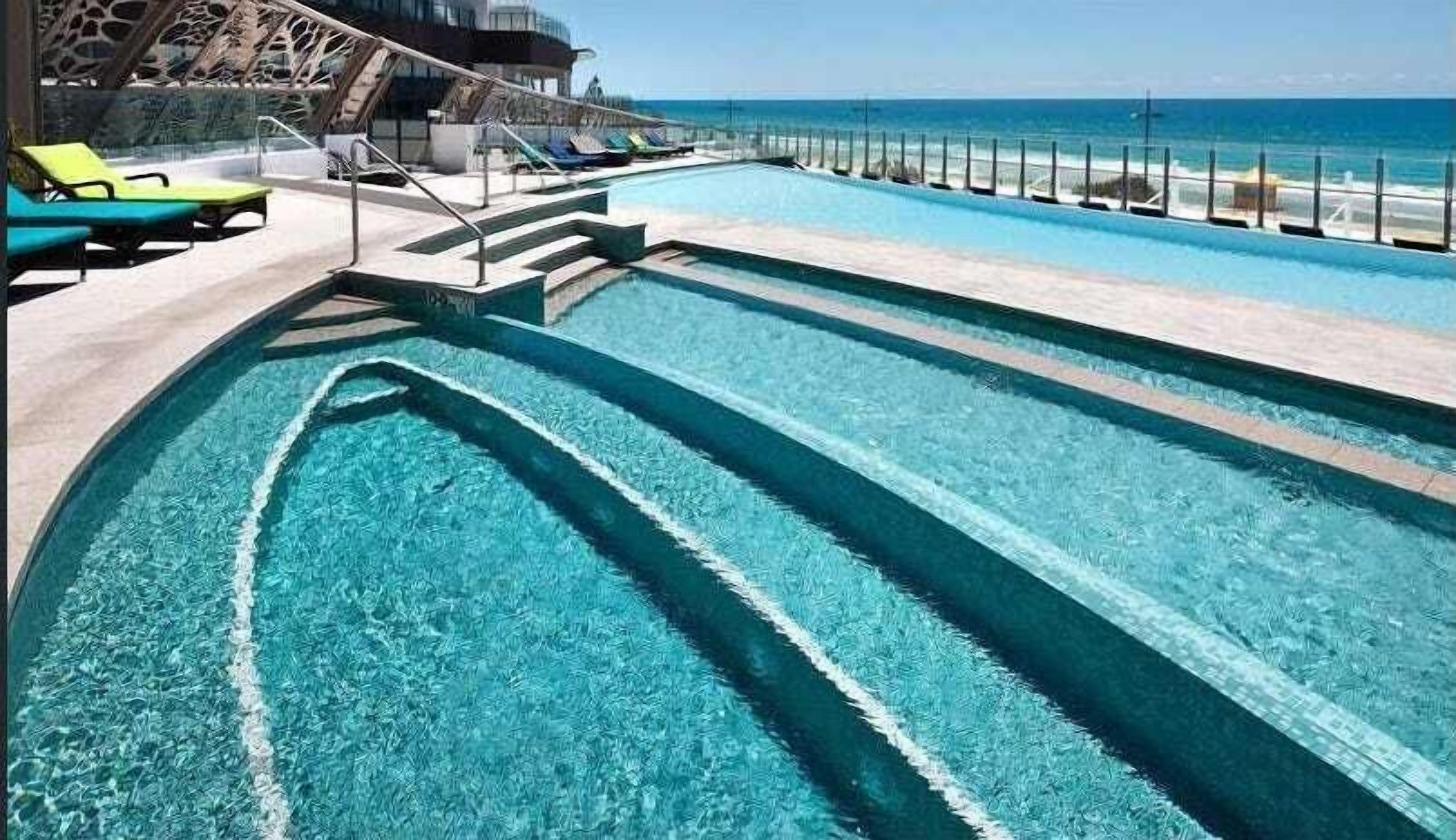 Indoor pool, outdoor pool