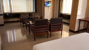 Luxury Suite, 1 King Bed | Premium bedding, in-room safe, desk, iron/ironing board - Hotel Arch Manor Deluxe (Bhopal)