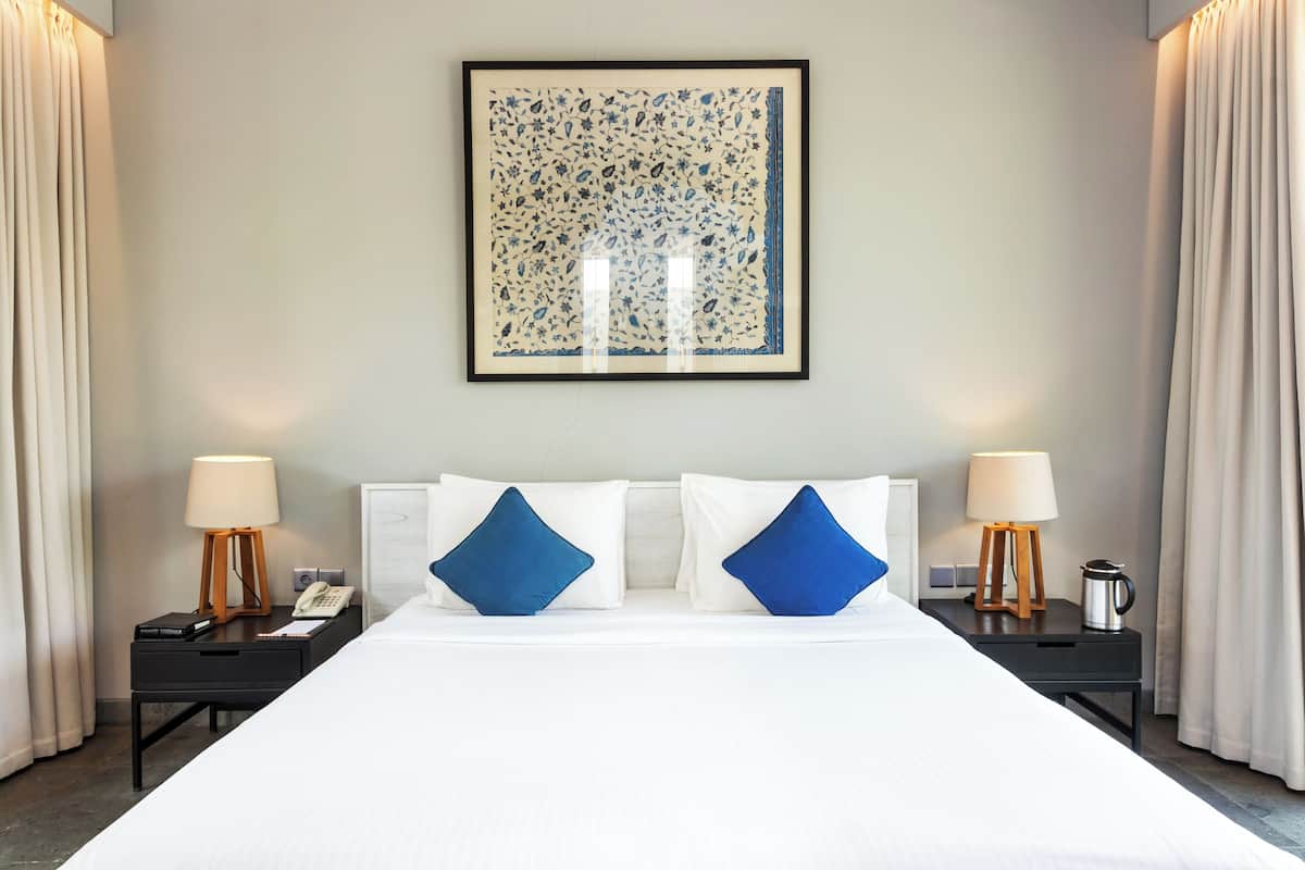 Vila, 1 quarto | 1 quarto, roupas de cama premium, cofres nos quartos, escrivaninha