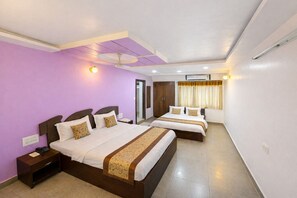 Kamar Keluarga, 2 kamar tidur | Brankas, Wi-Fi gratis, dan seprai linen