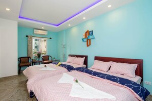 Economy Double Room, 2 Queen Beds, Balcony, Garden Area | View from room - Rose Garden Homestay Da Nang 2 - Hostel (Da Nang)