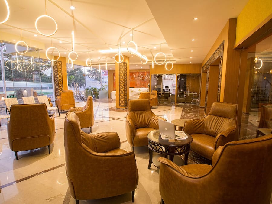 Sala de estar en el lobby