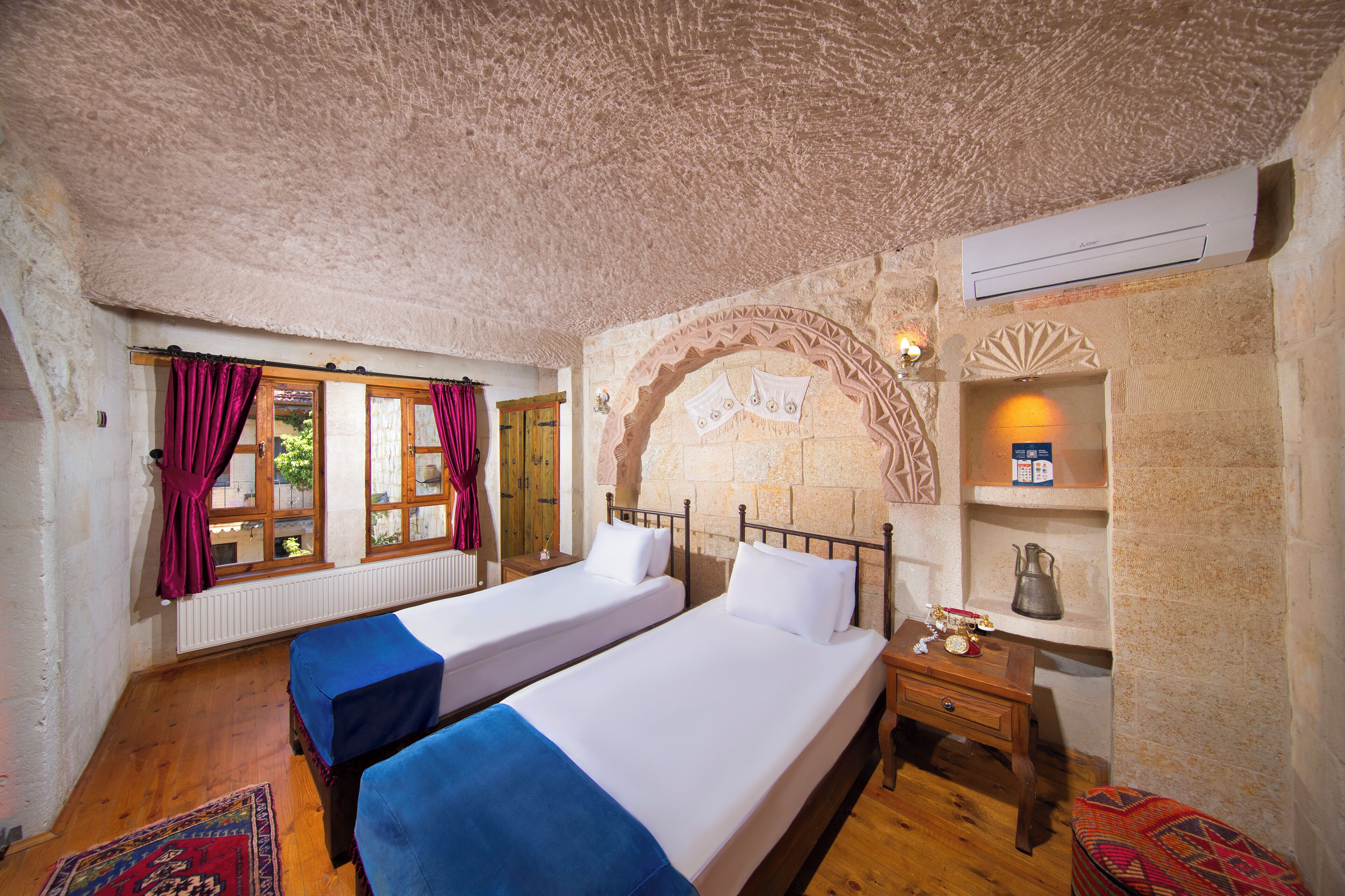 urgup family  with jacuzzi king room | premium bedding, down duvets, minibar, in-room safe