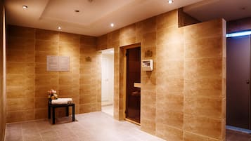 Sauna, steam room, body treatments, body wraps, body scrubs, facials