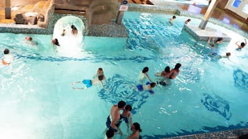 Indoor pool, outdoor pool