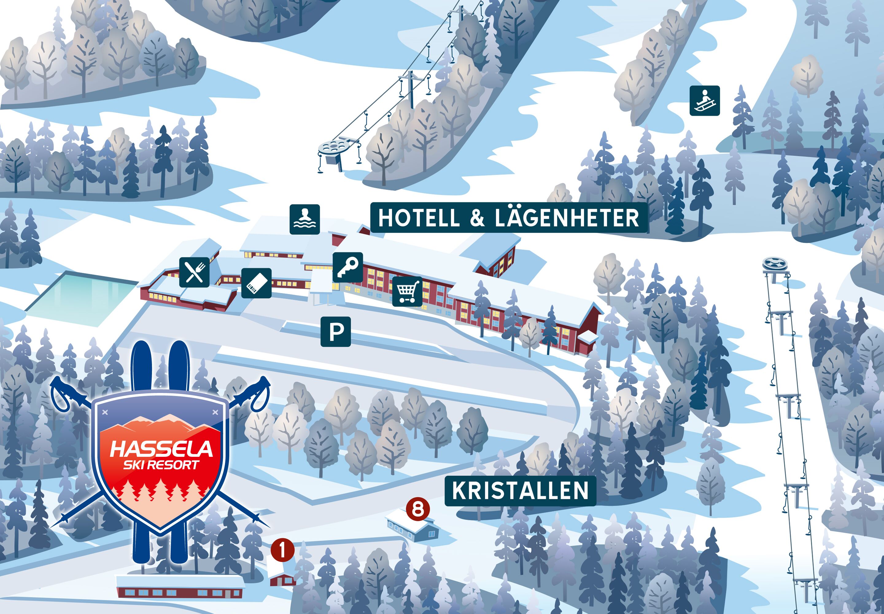 blackout curtains, cots/infant beds, free wifi, bed sheets