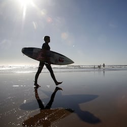 Surfing/boogie boarding