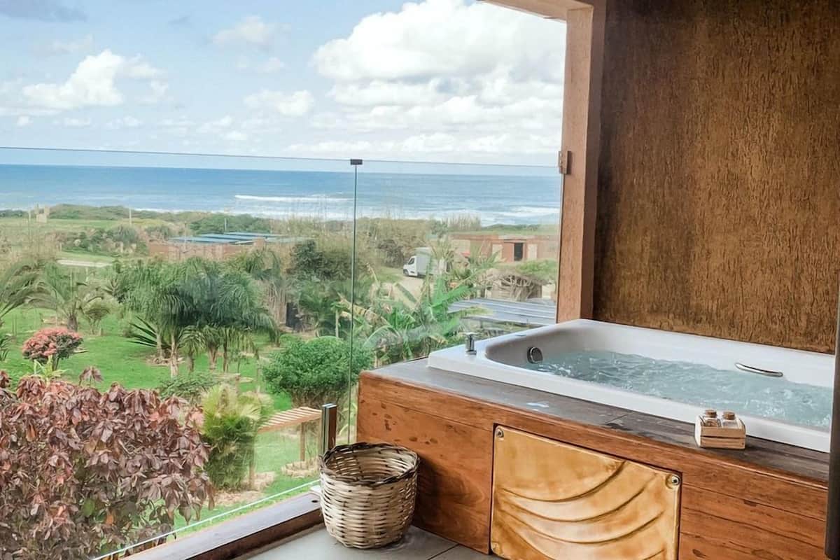 Cabin, 1 Bedroom, Sea View | Balcony