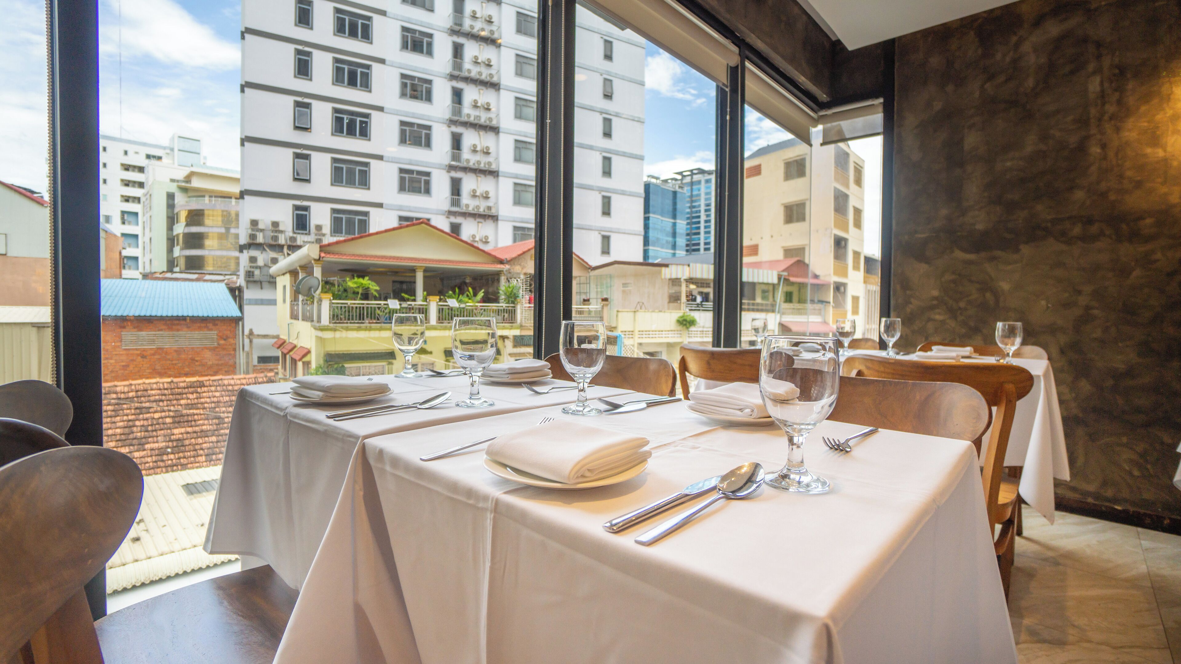 breakfast, lunch, dinner served; local and international cuisine