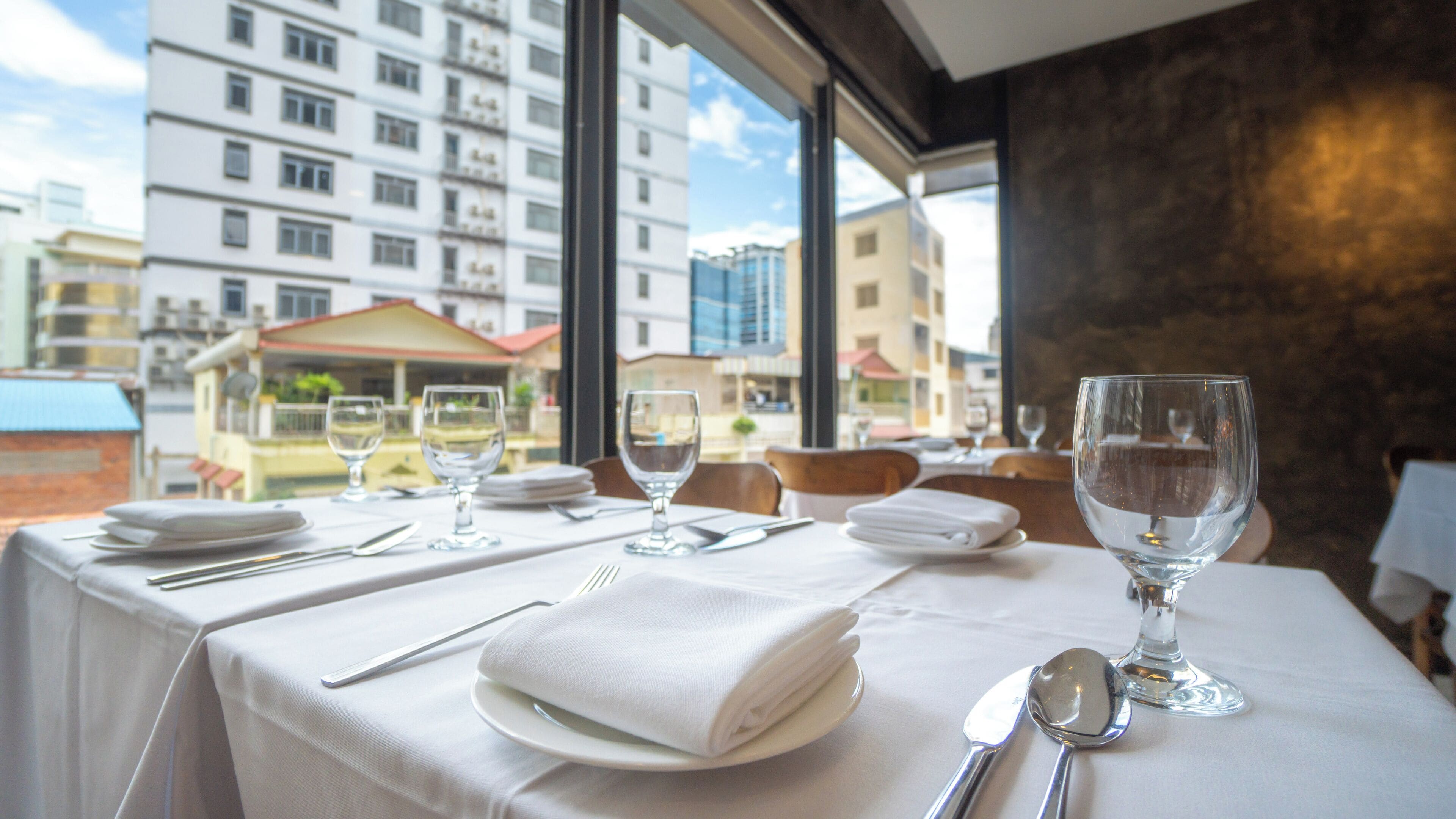 breakfast, lunch, dinner served; local and international cuisine