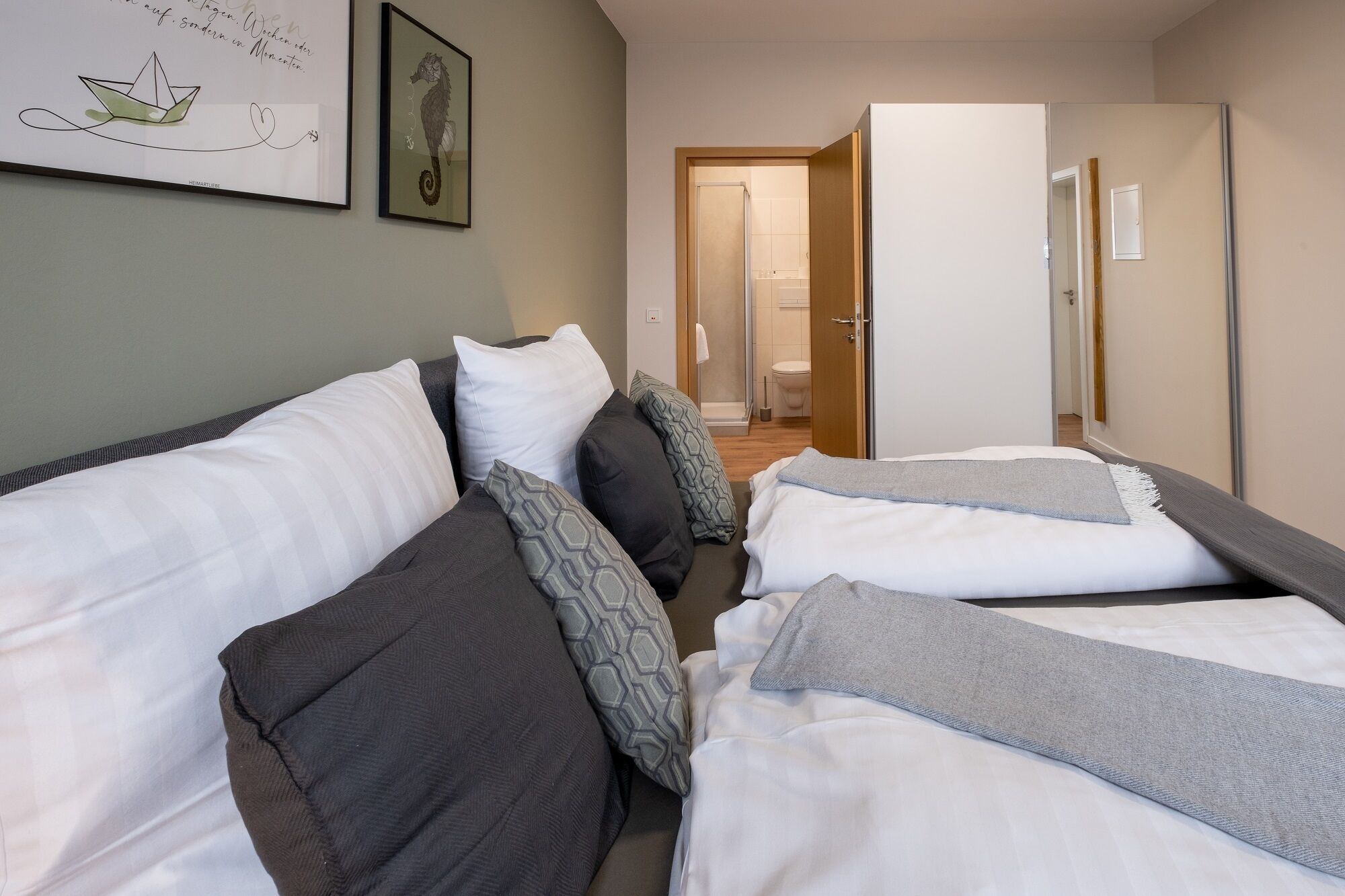 classic double room (haus 5) | hypo-allergenic bedding, desk, soundproofing, free wifi