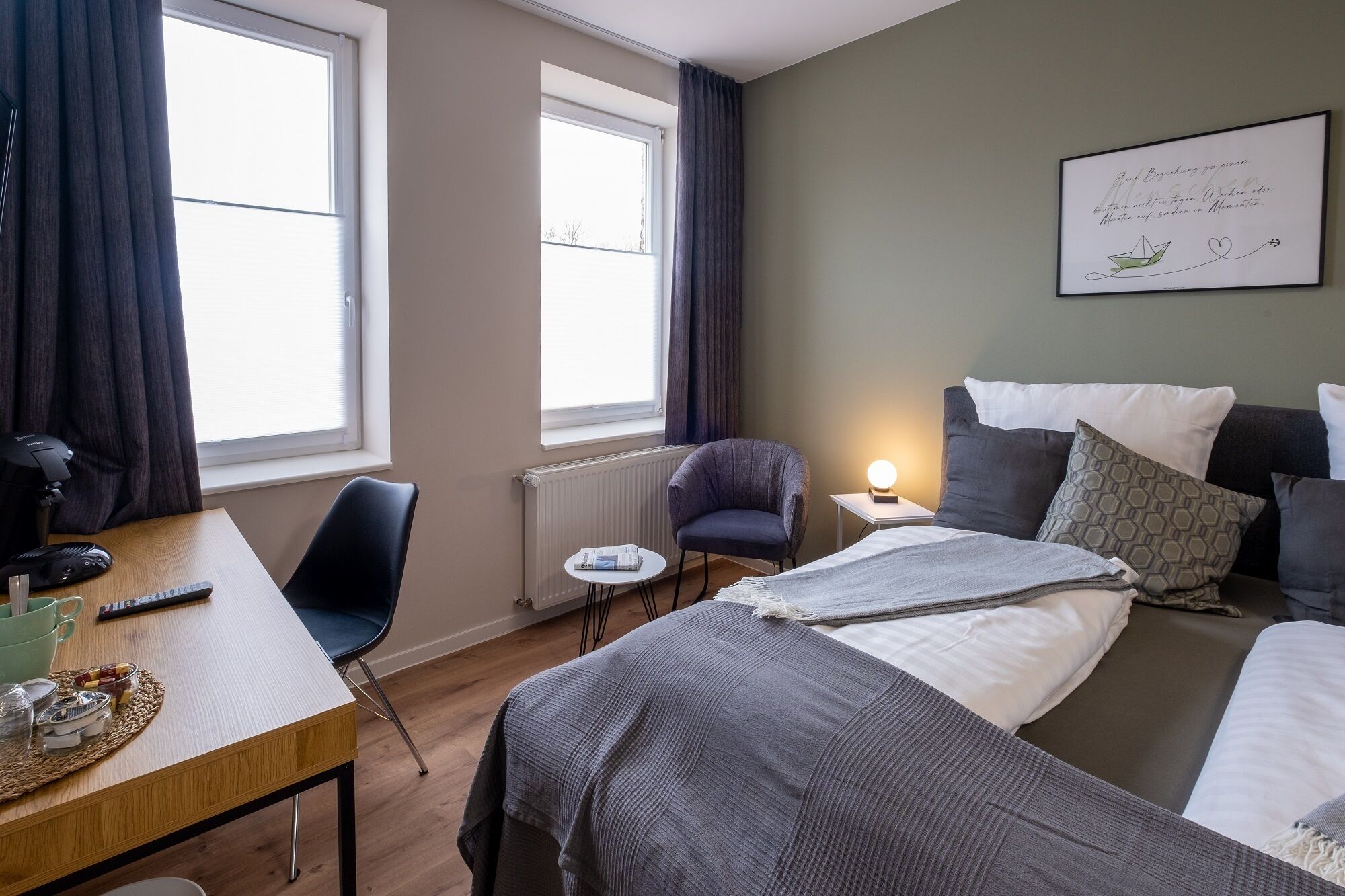 classic double room (haus 5) | hypo-allergenic bedding, desk, soundproofing, free wifi