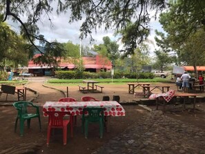 BBQ/picnic area - Anaya & Rodriguez Shop - Hostel (Tangancicuaro de Arista)