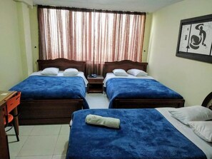 Desk, iron/ironing board, free WiFi, bed sheets